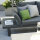 WESTON Loungeset 3-teilig aus Aluminium, Bezug, KPG