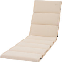 STELLA Liegenauflage 200 cm, Farbe ecru Meliert glatt,...