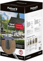 Sonnenschirmständer für den Bodeneinbau Earthbase