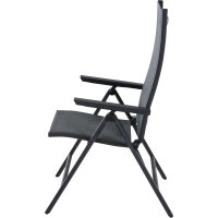 TAURO Multipositionsessel, matt anthrazit, Aluminium, Ranotex