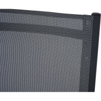 TAURO Multipositionsessel, matt anthrazit, Aluminium, Ranotex