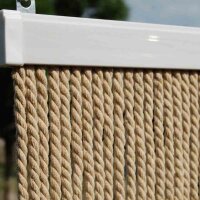 Türvorhang "Toulon 1" 90 x 230cm naturbeige