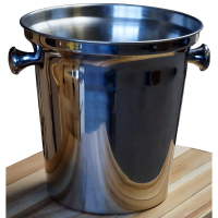 Sektkühler aus Edelstahl 
(Halterung bitte separat bestellen)