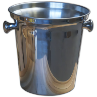 Sektkühler aus Edelstahl 
(Halterung bitte separat bestellen)