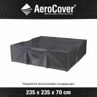 Loungesethülle 235x235x70 atmungsaktiv