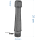 Kunststoffrohr eisengrau mit Überwurfmutter und Adapterset, zu Schirmständer: 4001/4251/5001
