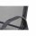 Saturn Stapelsessel Gestell Aluminium anthrazit, Fläche Textilbezug schwarz