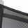 Saturn Klappsessel Gestell Aluminium silber, Fläche Textilbezug schwarz