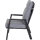 Valencia Loungesessel matt anthrazit / salt&pepper Gestell Aluminium, Fläche Ranotex®-Gewebe grau, inkl. Kissen