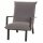 Lounge-Set Rockford matt anthrazit, Hocker+Sessel, Bezug Sunbrella