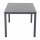 Sola Dining Tisch 160x90 cm, anthrazit Gestell Aluminium anthrazit, Tischplatte HPL dark stone