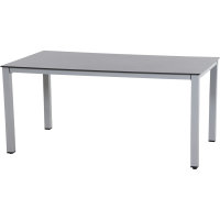 Sola Dining Tisch 160cm x 90cm, Gestell Aluminium silber,...