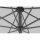 Avio Mittelstockschirm anthrazit/stone Ø350cm Gestell Alu anthrazit, Streben Stahl, Bezug 100% Polyester, 220g/m² stone, Lichtschutzfaktor UPF 50+
