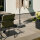 Betonständer 40 kg eckig anthrazit Kunststoffrohr 21-54 mm, mit Rolle und Handmulde