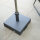 Betonständer 40 kg eckig anthrazit Kunststoffrohr 21-54 mm, mit Rolle und Handmulde
