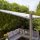 Levino Pavillon 300cm x 400cm Gestell aus Stahl, anthrazit, Bezug aus Polyester, 250g/m² in hellgrau