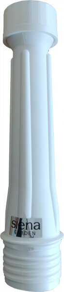 Kunststoffrohr weiß zu Balkonständer für Schirmstöcke Ø 19 - 38 mm