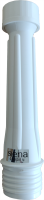 Kunststoffrohr wei&szlig; zu Balkonst&auml;nder, 18-36mm f&uuml;r Schirmst&ouml;cke &Oslash; 19 - 38 mm