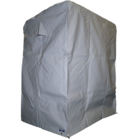 Strandkorb Schutzhülle LKW-Plane, grau