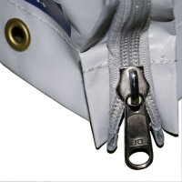 Strandkorb Schutzhülle LKW-Plane, grau