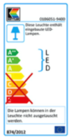 EASY ALLROUND LED Ø300cm, PU-Beschichtung anthrazit/ hellgrau meliert