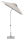 EASY PUSH Stockschirm, 150cm x 210 cm, UPF 50+, mit PU-Beschichtung silber / taupe