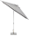 EASY PUSH Stockschirm, Ø300cm, UPF 50+, mit PU-Beschichtung silber/ charcoal