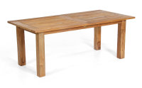 Old Teak Auszieh Tisch 200-260 x 100cm Charleston,Teakholz Esstisch Gartentisch
