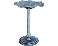 Vogeltränke aus Kunstoff, steinfarben