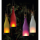 Solar-Leuchte Glasflasche, LED, 4 Farben mit Ein- / Ausschalter, im Bildkarton