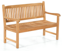 Bank "Buckingham" 2 Sitzer Teakholz