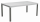 Abdeckhaube für Tischplatte 160cm x 95cm, grau / silber